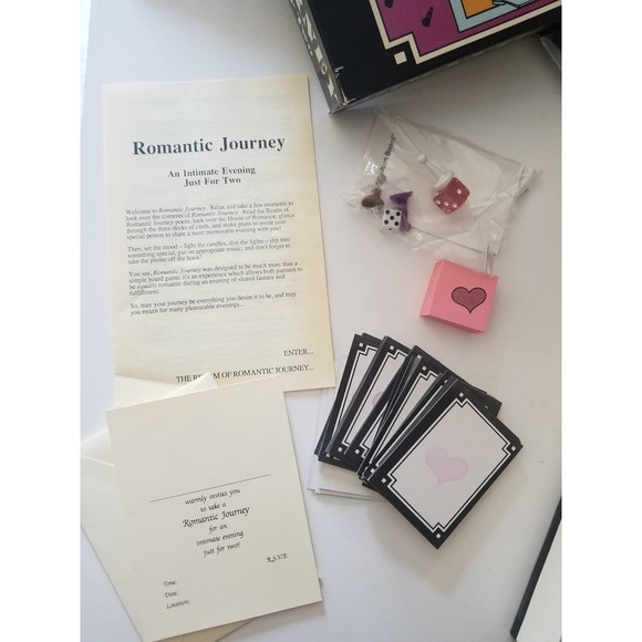 Romantic Journey intimate board game vintage 1987 rare - Picture 6 of 7